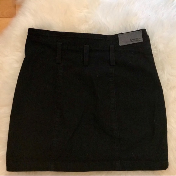 LF CARMAR DENIM BLACK DENIM SKIRT - Picture 2 of 4